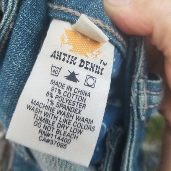 Antik Denim blue jeans slightly flared. - Picture 5 of 8